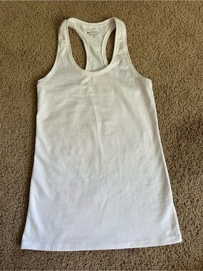 Athleta White Racerback Tank.